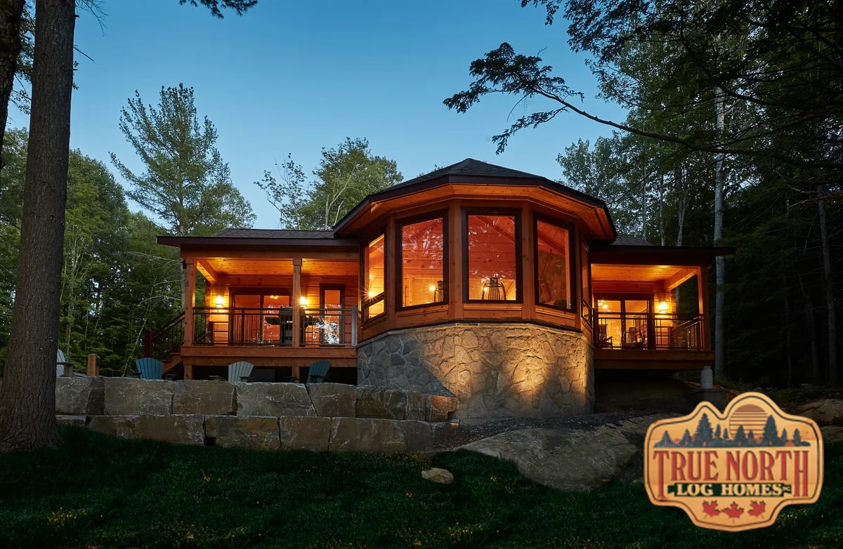 True-North-Log-Homes---Exterior-Log-Home
