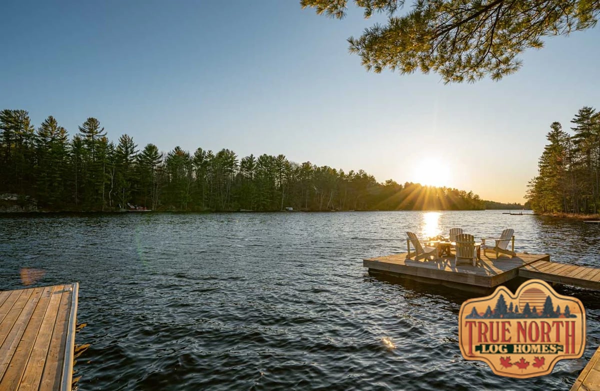 True-North-Log-Homes---Lake-Life